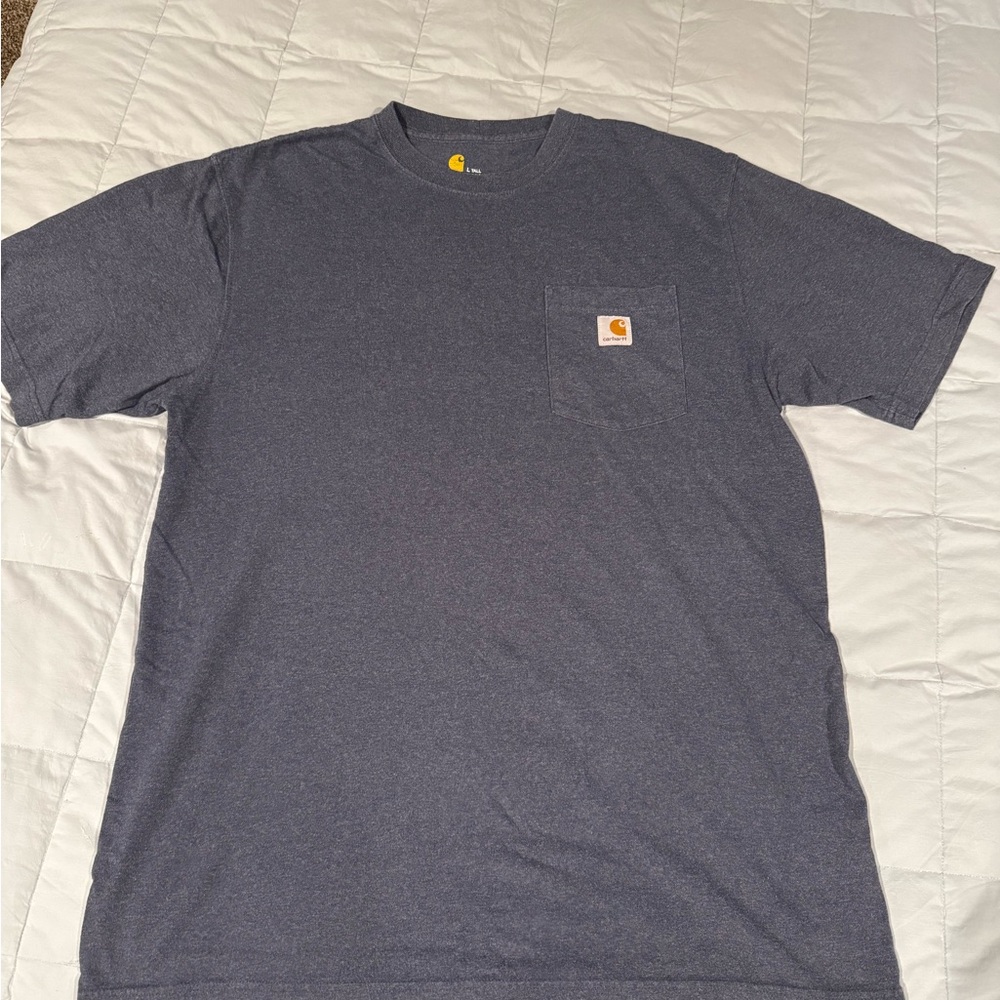 Carhartt Navy Short Sleeve Tee Classic L Tall K87